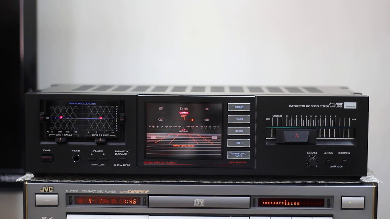 SANSUI A-1200P Stereo Integrated Amplifier test