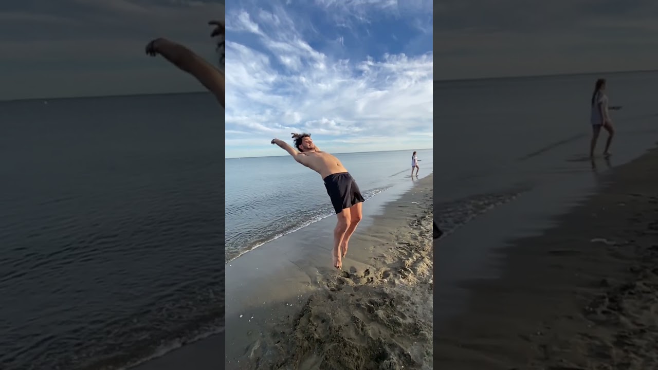 Backflip 🔥 #backflip #beach #slowmotion #flip #slowmo