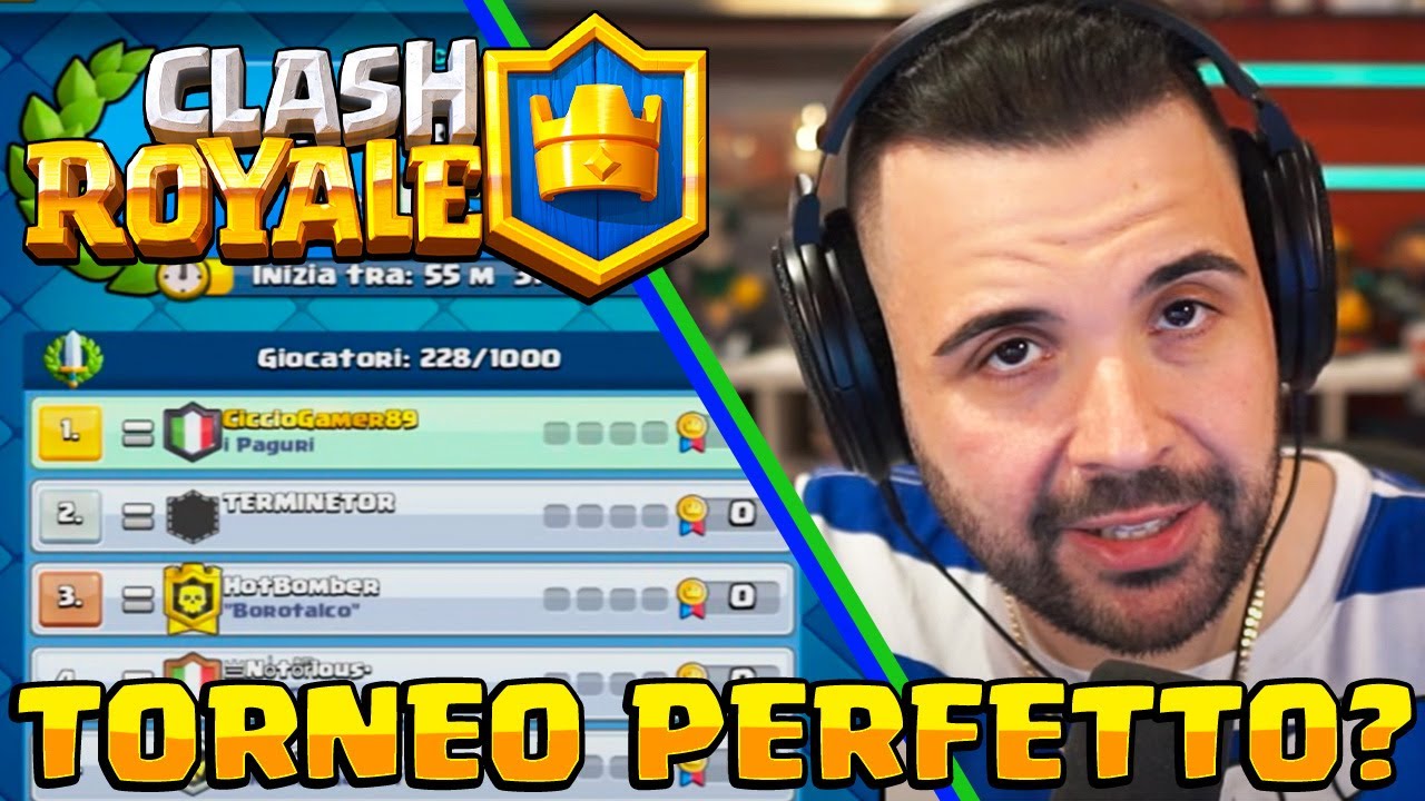 Torneo Giocato Quasi Perfetto su CLASH ROYALE