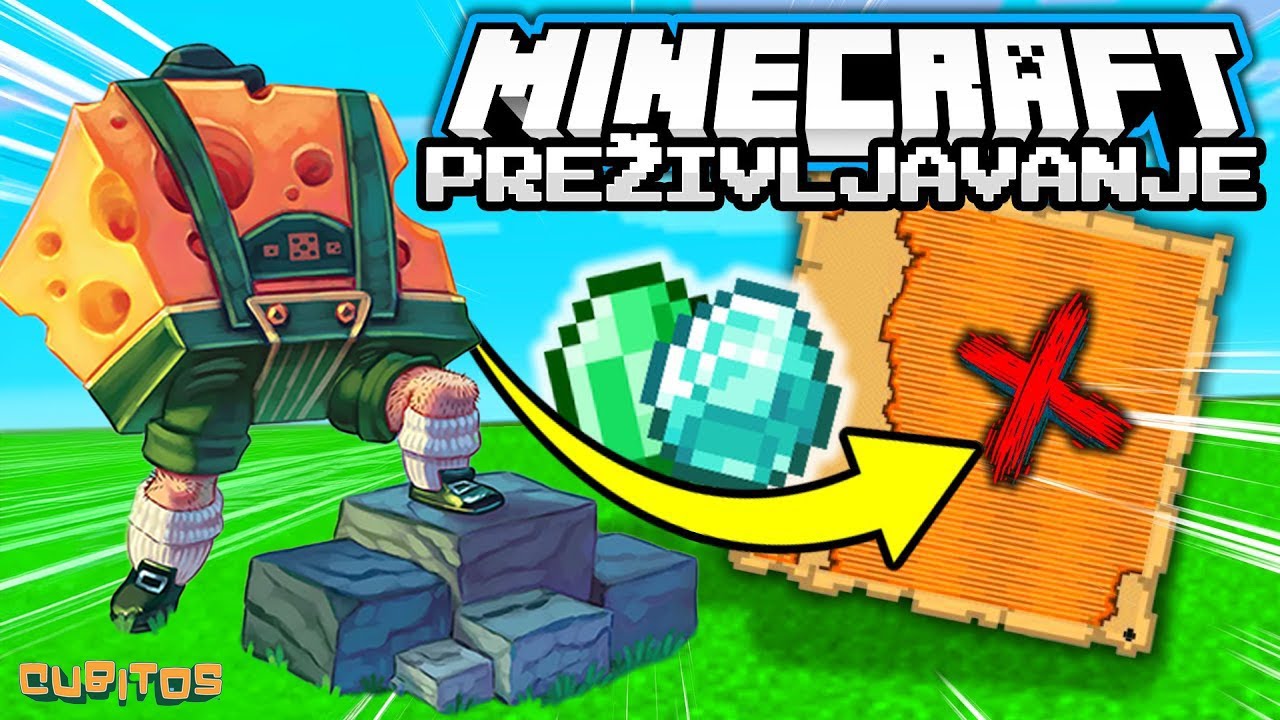 Minecraft RACE Društvena IGRA - Cubitos