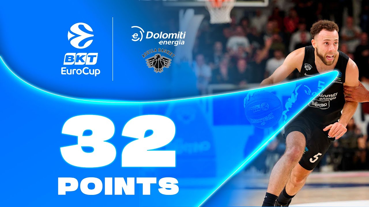 30-POINT GAMES 2024-25 SEASON | Jordan FORD with 32 points vs. Gran Canaria