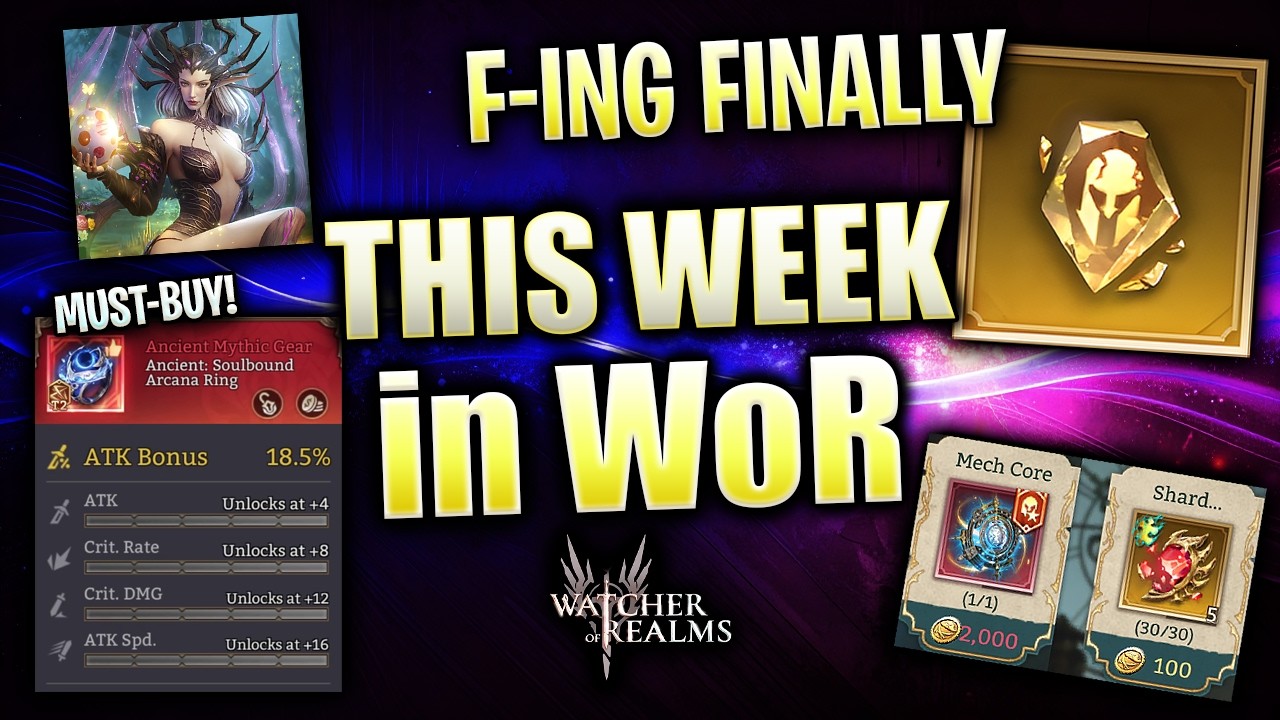 HUGE! Free Unpolished Soulstone IS HERE + Amazing Shops + Crazy New Event ⁂ Watcher of Realms