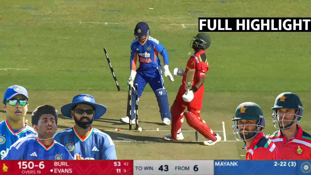 India vs Zimbabwe 3rd T20 Full Match Highlights 2026 | Ind vs Zim 3rd T20 Full Match Highlights 2026