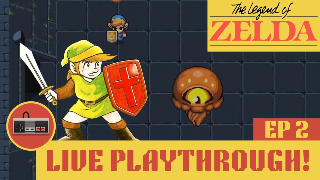 🔴 LIVE | Defeating The First EVER Zelda Game... - The Legend of Zelda (NES)