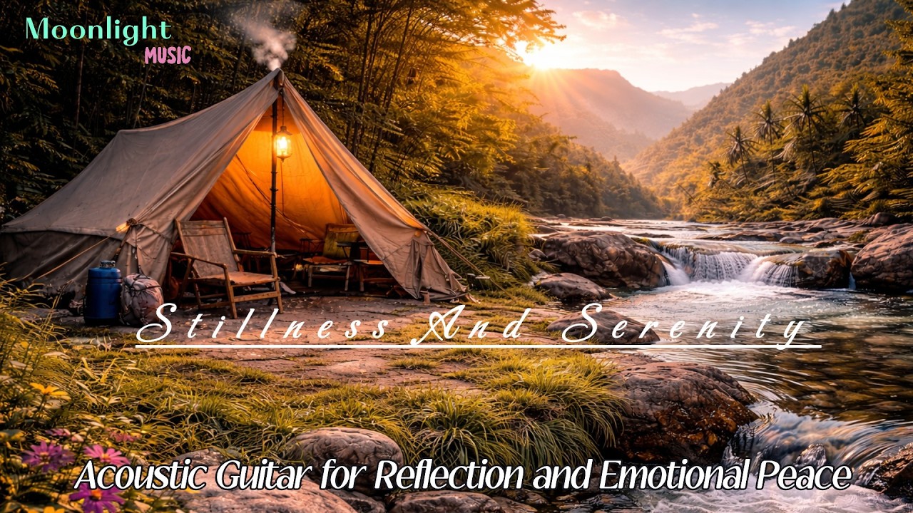 Moonlight Music | The Peaceful Stream: Relaxing Nature Sounds for Deep Sleep & Stress Relief 🌊🌿