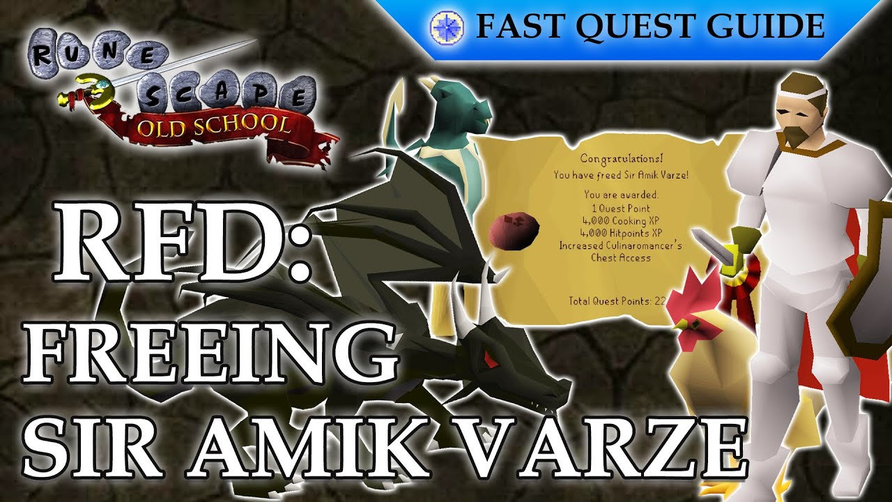 Recipe For Disaster Part 8: Freeing Sir Amik Varze Quest | OSRS Quality Quick Guide [2025]