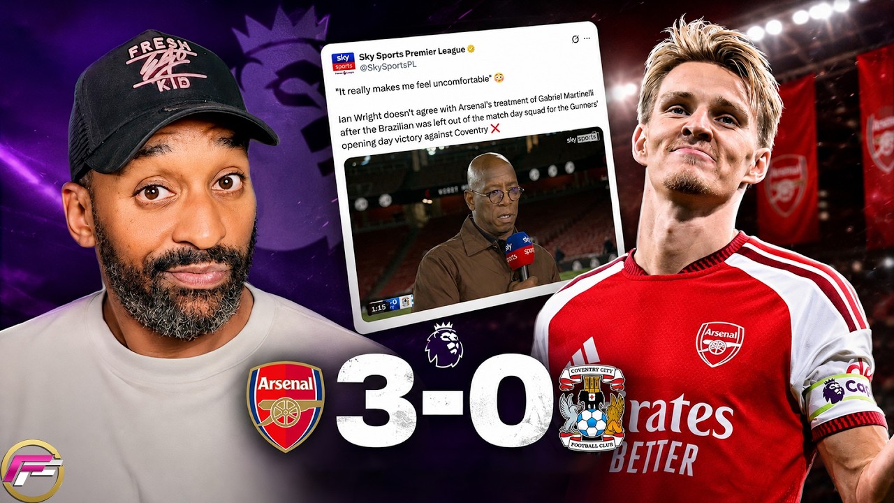 ARSENAL SMASH COVENTRY CITY! | Ian Wright Angry Over Martinelli Treatment! 🤯