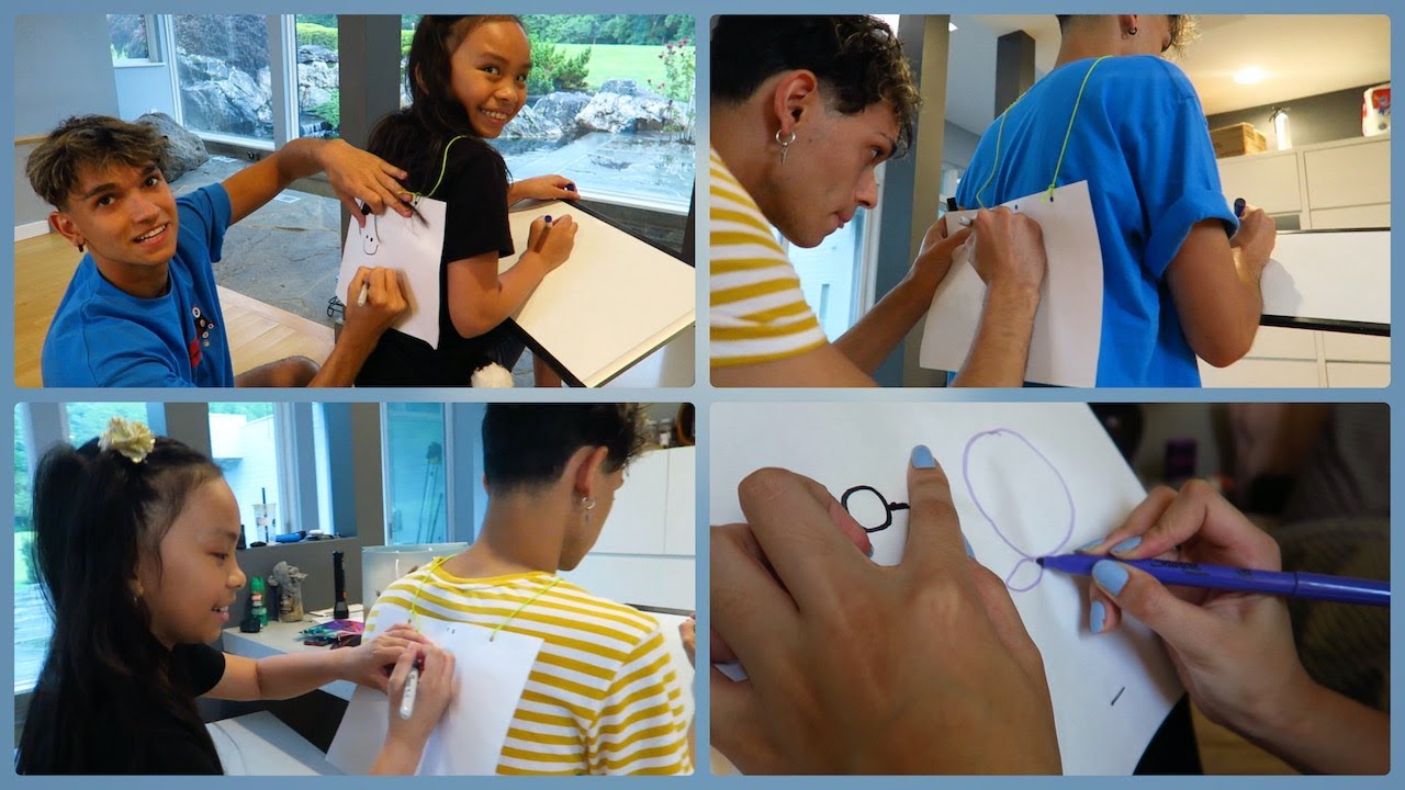 DRAWING CHALLENGE W/ MARCUS AND LUCAS!!