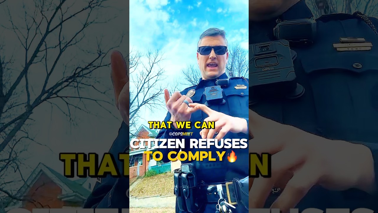 Traffic stop goes wild as citizen stands on constitutional rights🔥