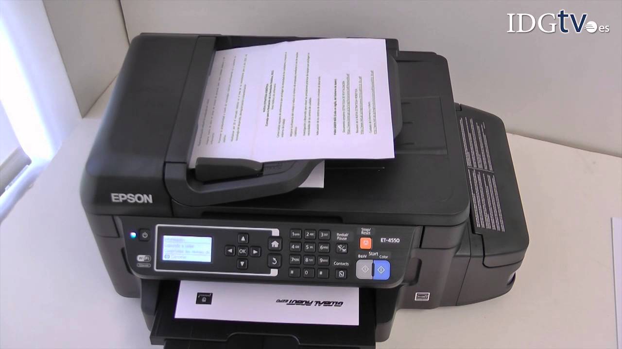 An&aacute;lisis Epson EcoTank ET-4550