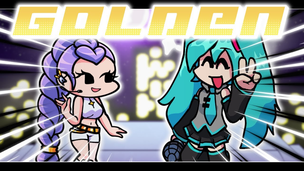 🎤 GOLDEN BUT MIKU SINGS IT| VS RUMI (KPOP DEMON HUNTER) | FNF COVER 🎤