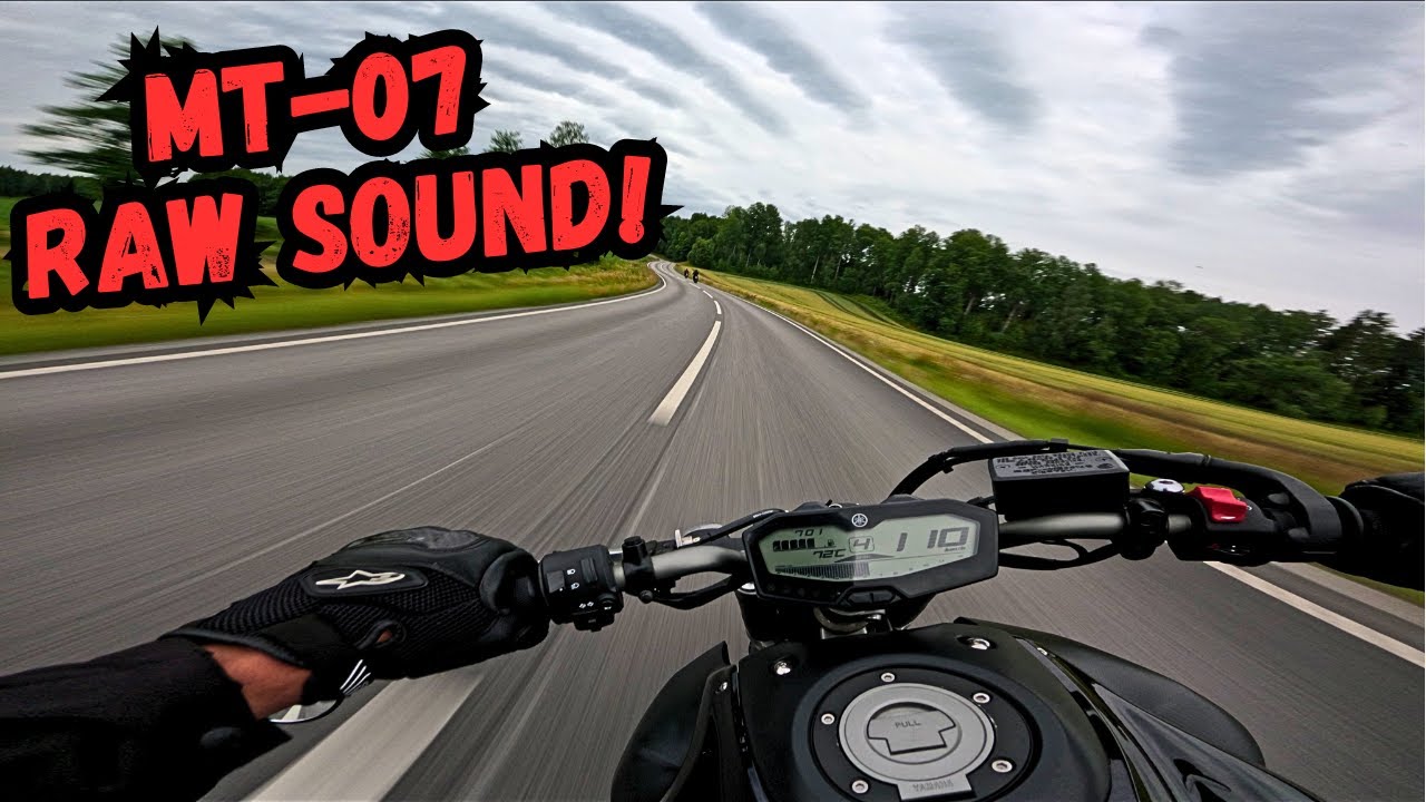 YAMAHA MT-07 POV  |  CUSTOM EXHAUST (LOUD!!)💥