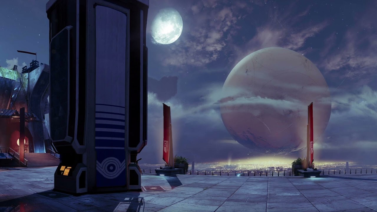 Destiny 1 - Tower - Relaxing Music and Ambience (1 hour)