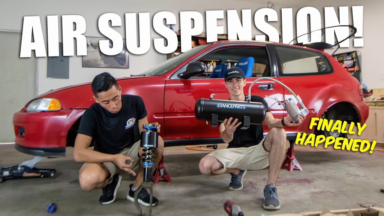 EG Hatch Gets AIR SUSPENSION!!