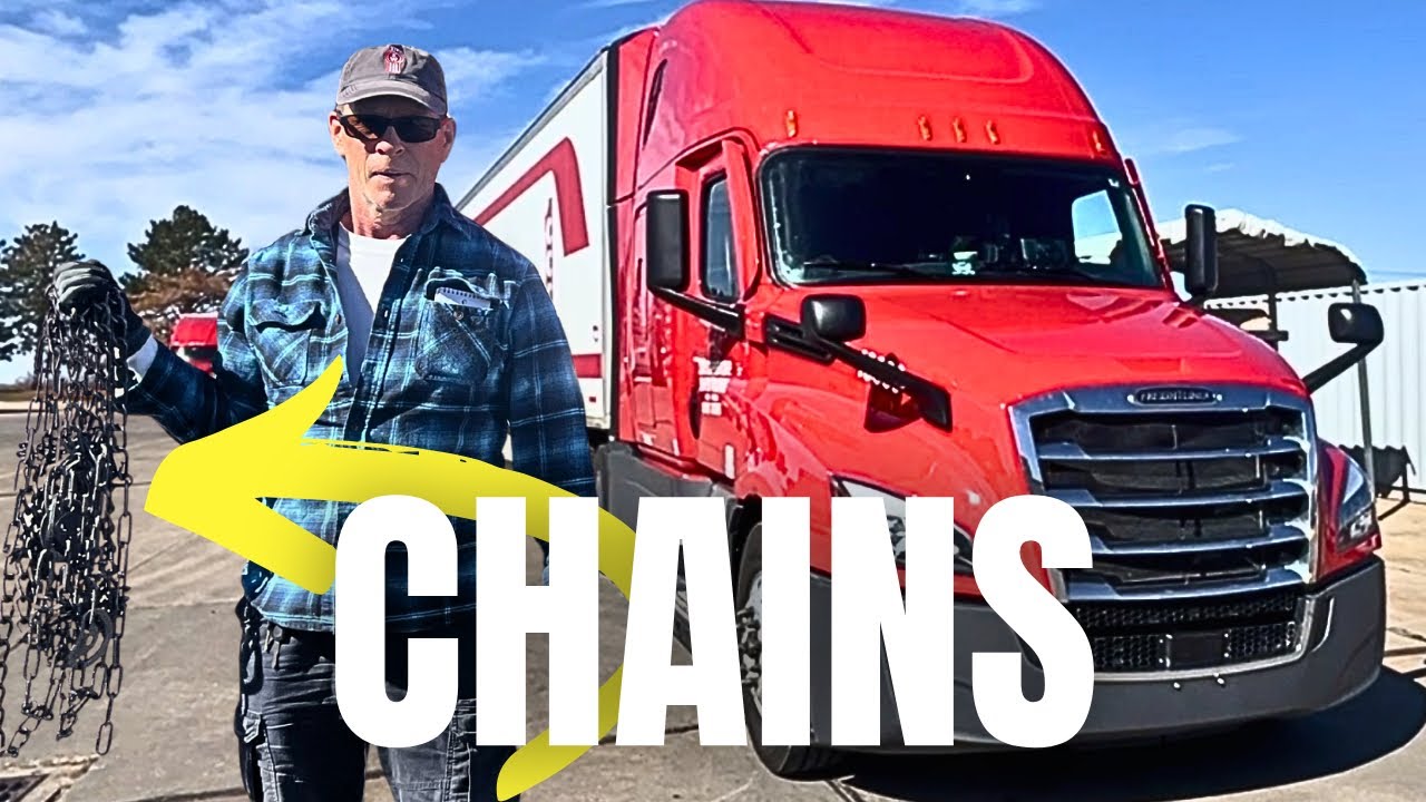 How to Put Tire Chains on a Semi-Truck