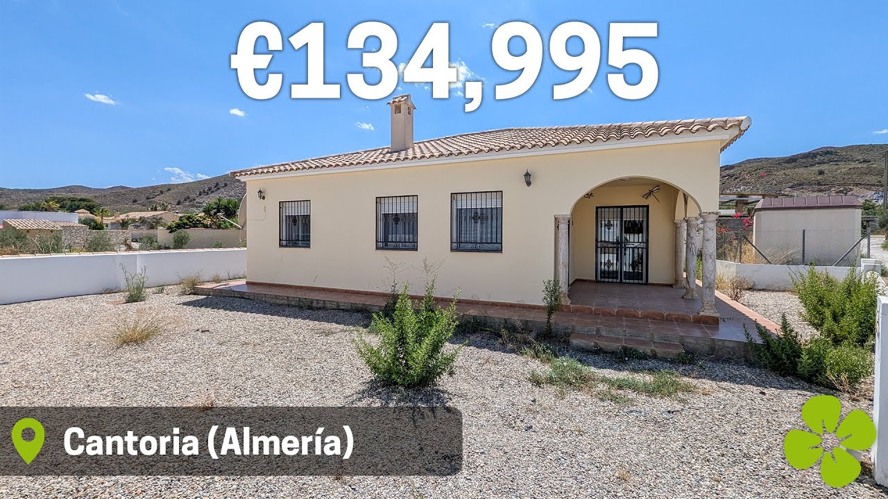 SOLD! - HOUSE TOUR SPAIN | Villa in Cantoria @ €134,995 - ref. 02397