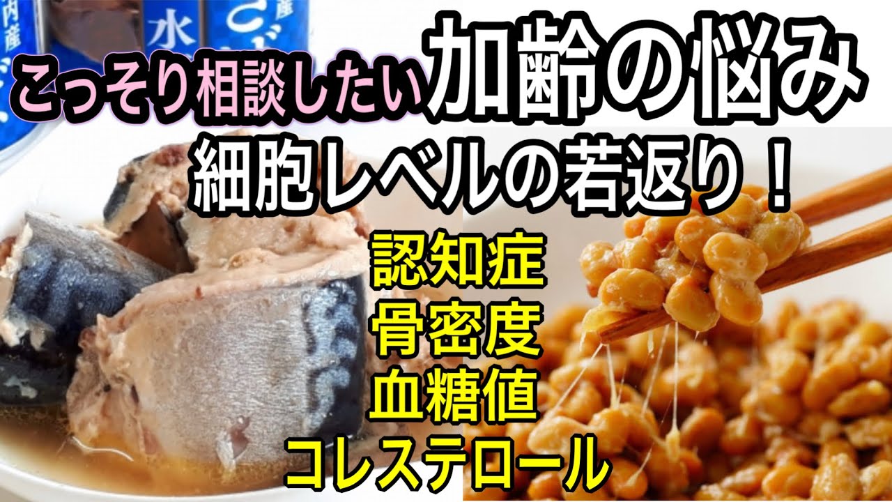 食べなきゃ損！細胞が若返る「サバ缶×納豆」の驚きの効果【50歳以上必見】