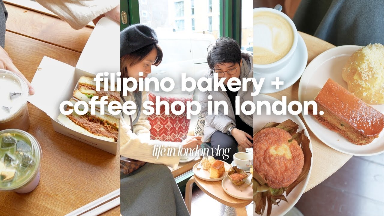 Filipino bakery & Coffee shops in London | Life in London vlog | Kapihan + Panadera