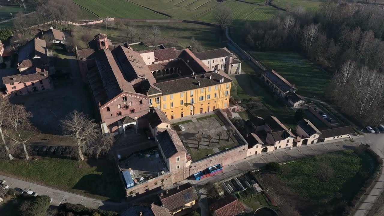 Abbazia di Morimondo (MI) - Dicembre 2024 - DJI Air 3 4K HDR