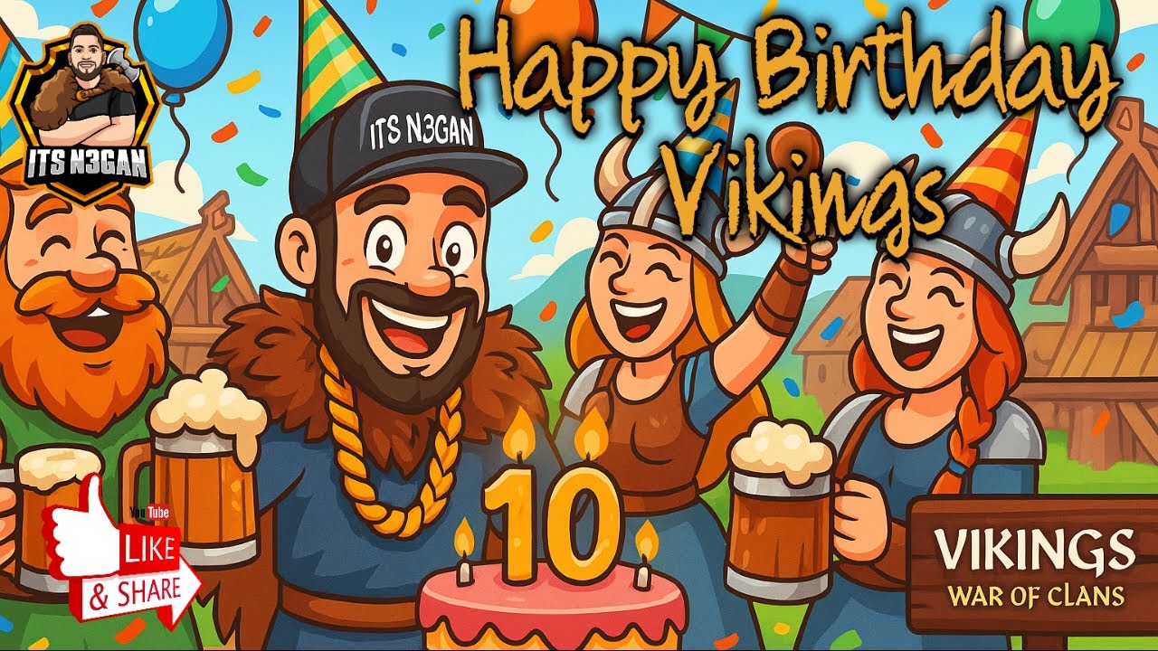 Happy 10th Birthday // Vikings: War of Clans