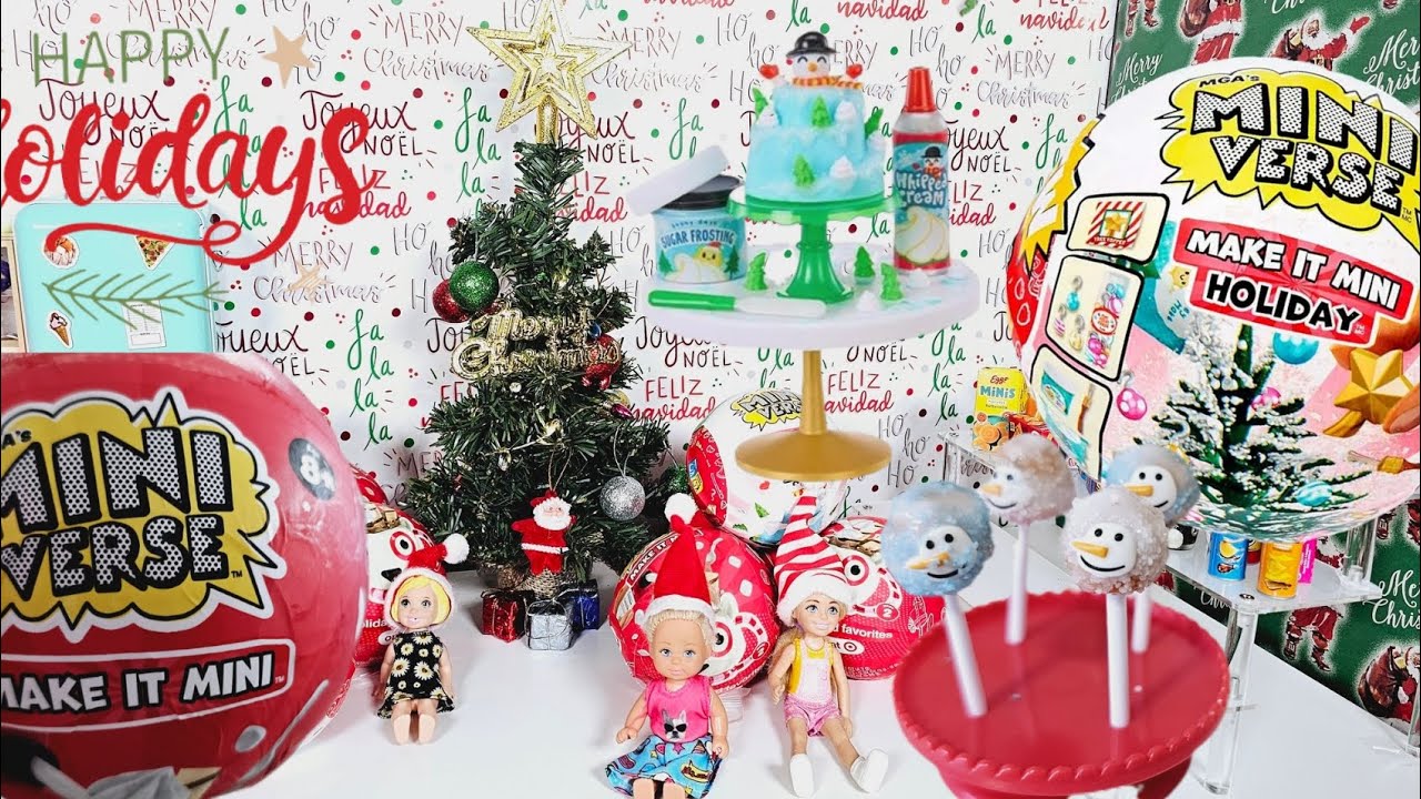 MINIBRANDS UNBOXING, MINIVERSE HOLIDAY EDITION,Surprise NEW!!!