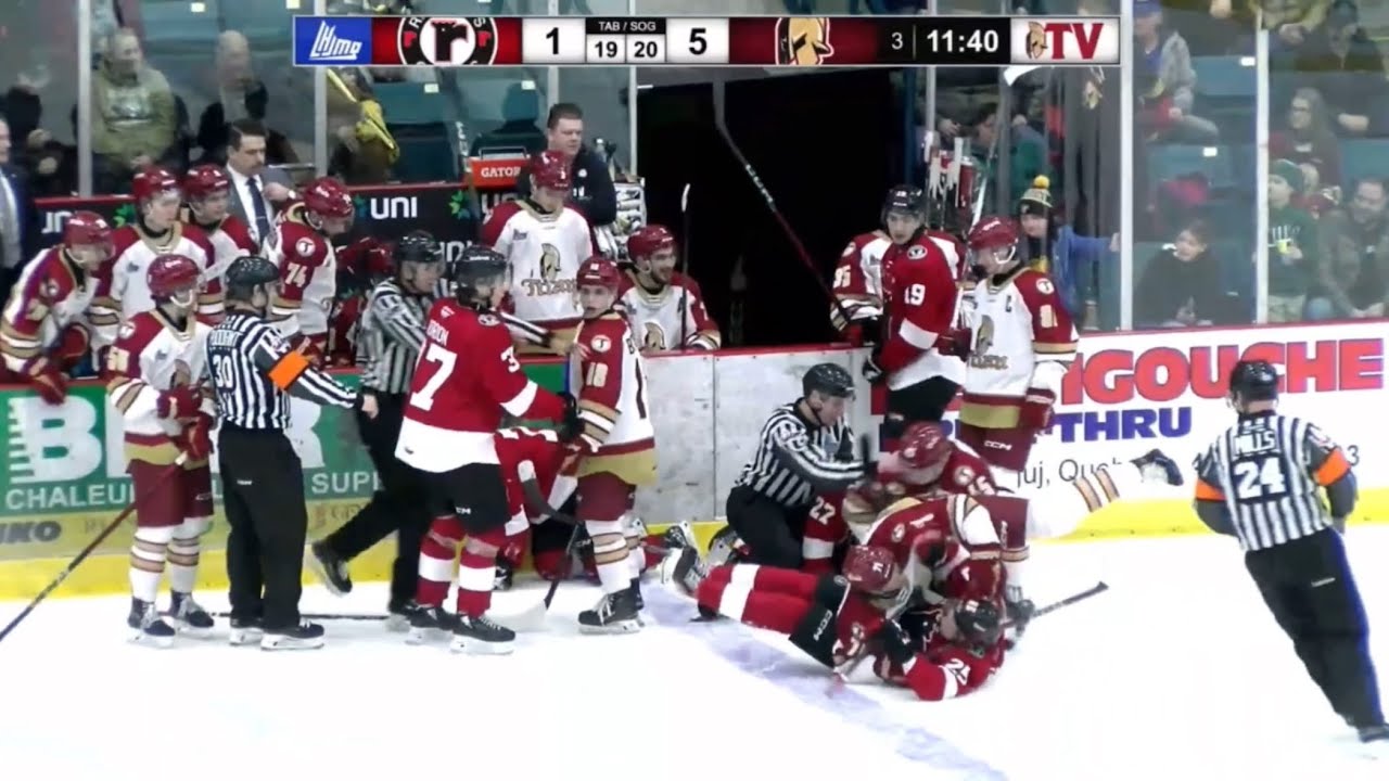 Quebec Remparts против Acadie-Bathurst Titan Rough Stuff 17.01.25 СТАРЫЙ ХОККЕЙ!!