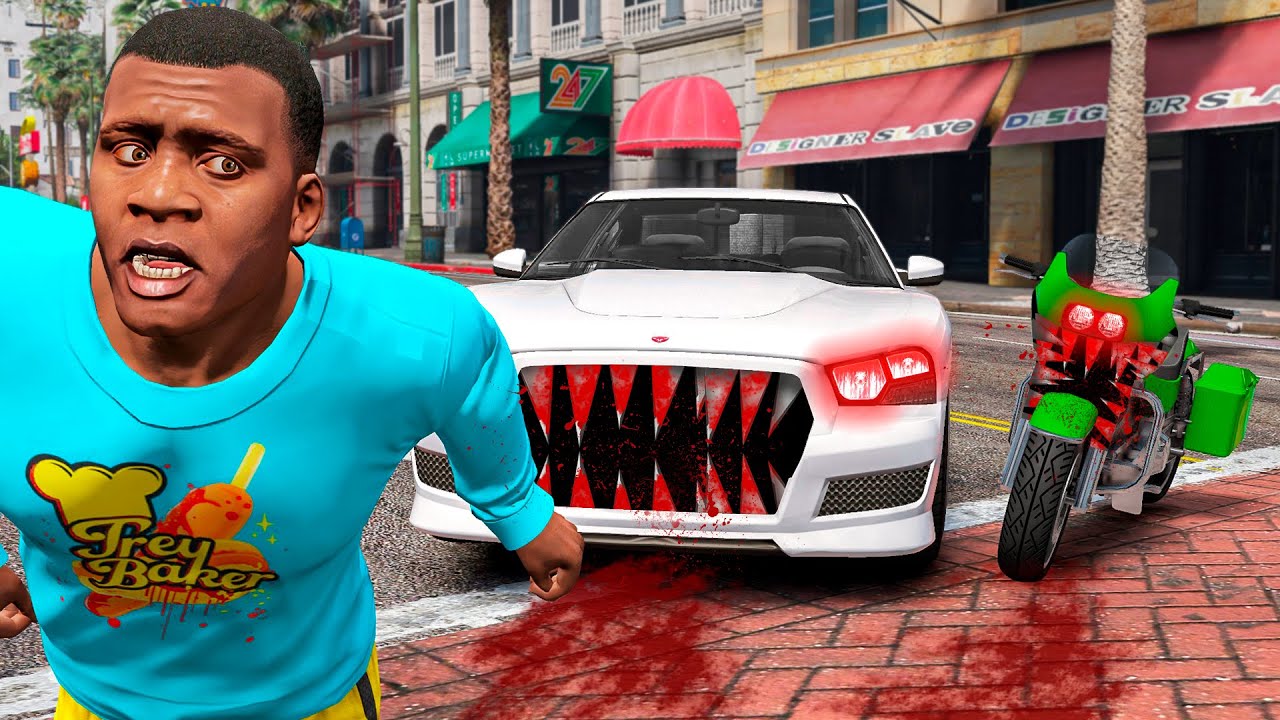 OS VEÍCULOS AMALDIÇOADOS DO FRANKLIN NO GTA 5 - O FILME
