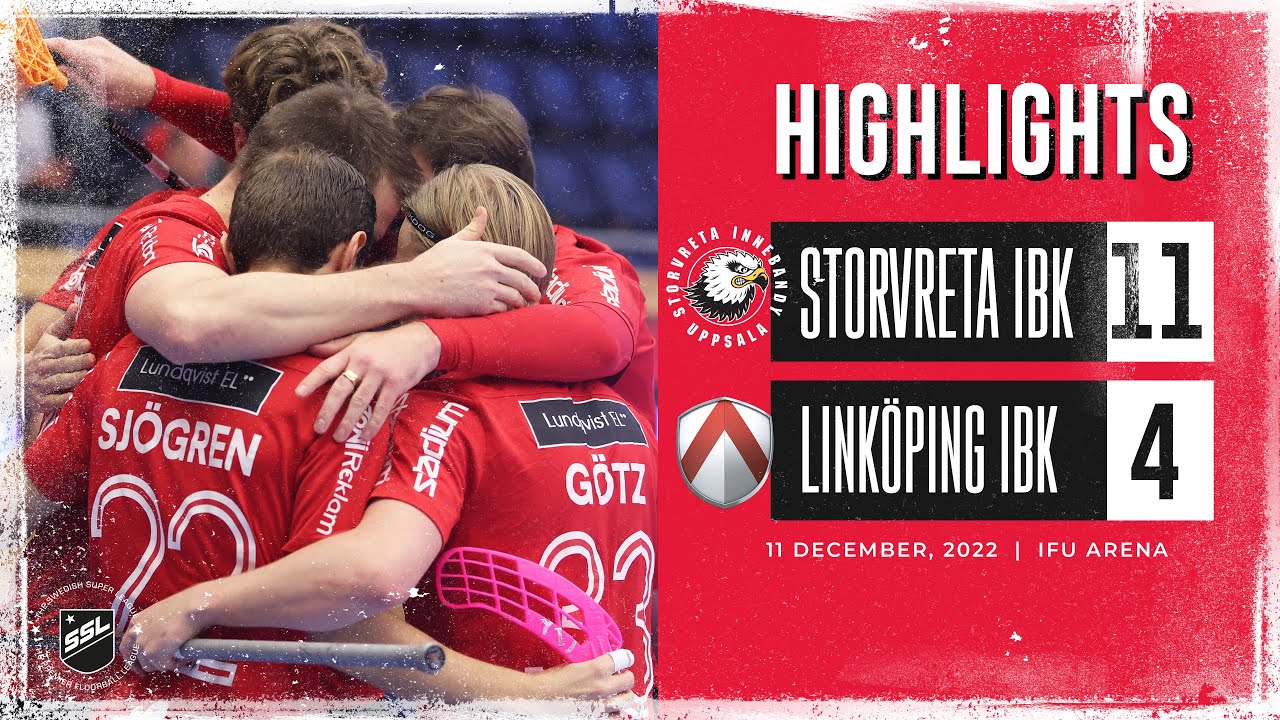 Highlights Storvreta IBK vs Linköping IBK 11-4