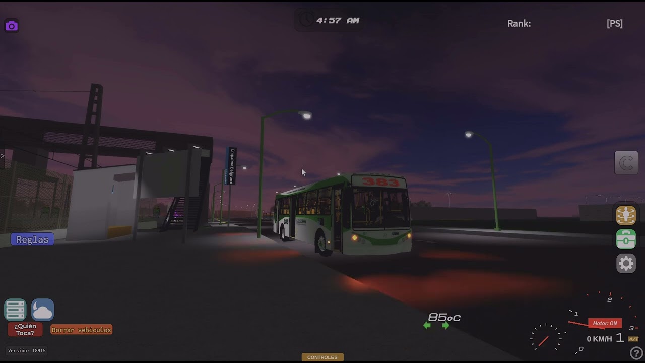 tocando bocina en el intero 607 de la 383 (2)