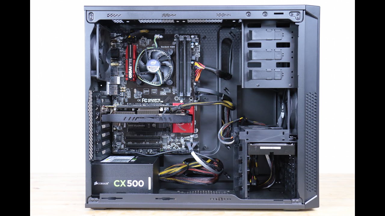 $760 Gaming PC Build - Intel Core i5-4460 / PNY GeForce GTX 960 / Corsair 200R