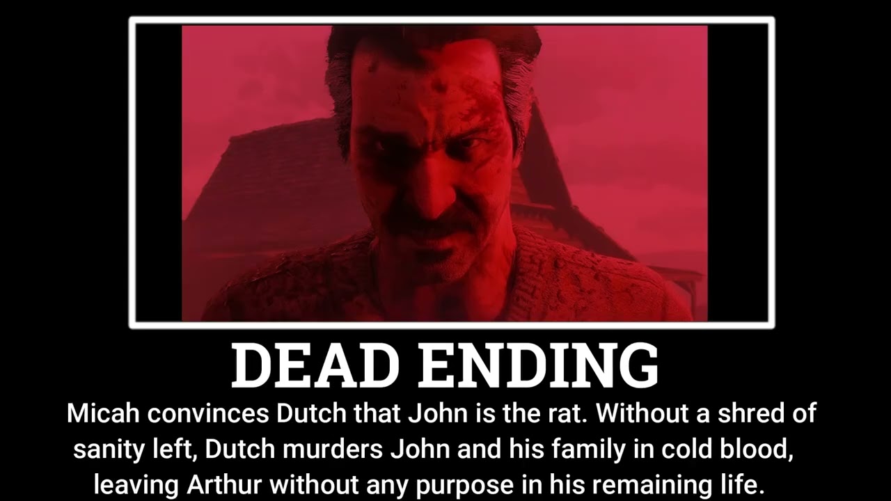 Red Dead Redemption 2: All Endings (Part 2)