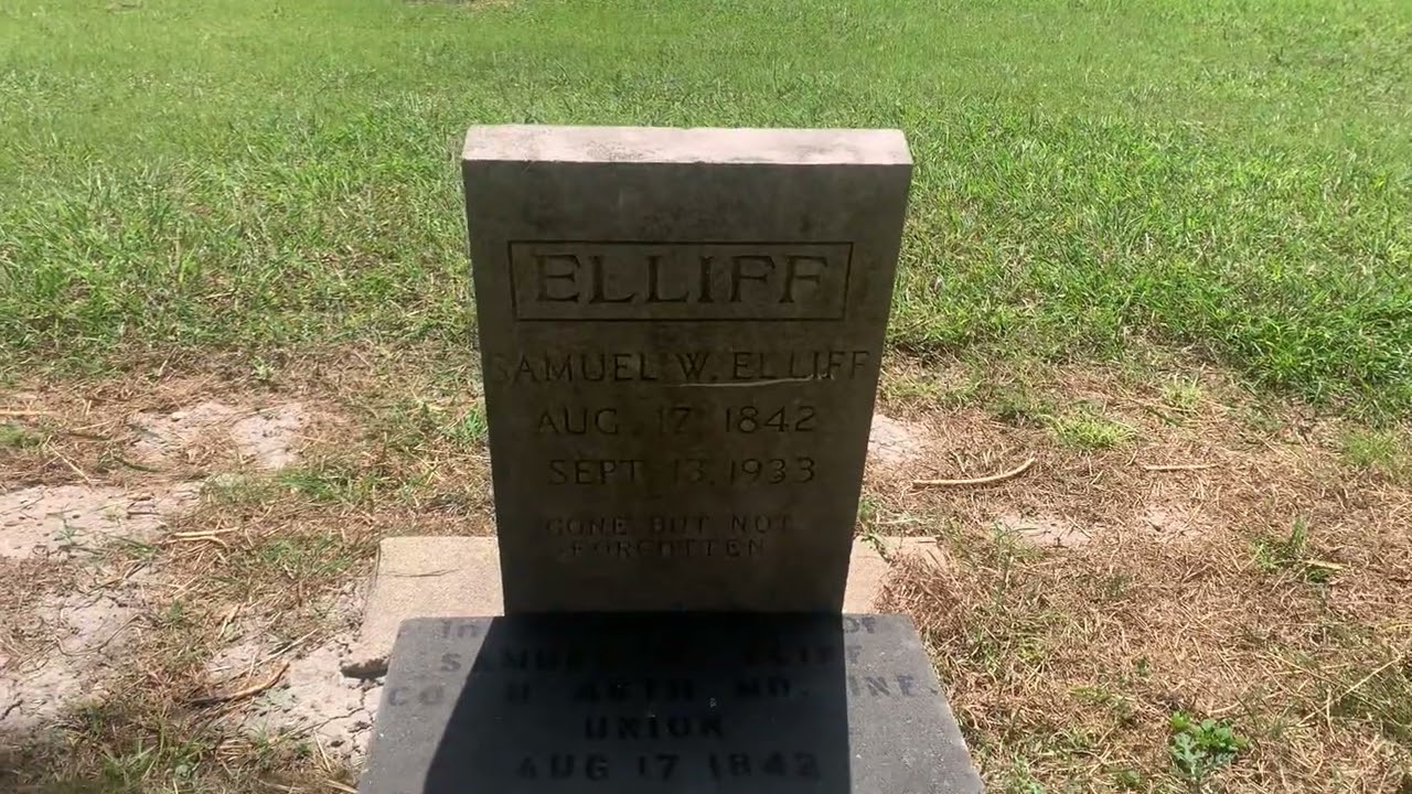 Civil War Veteran: Samuel W. Eliff at rest at Harlingen City Cemetery