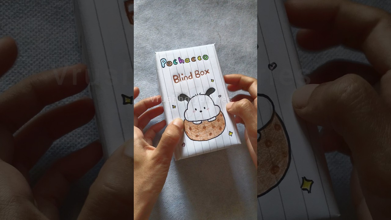 blind box pochacco part 2 paper squishy #diy #craft #squishy #shorts