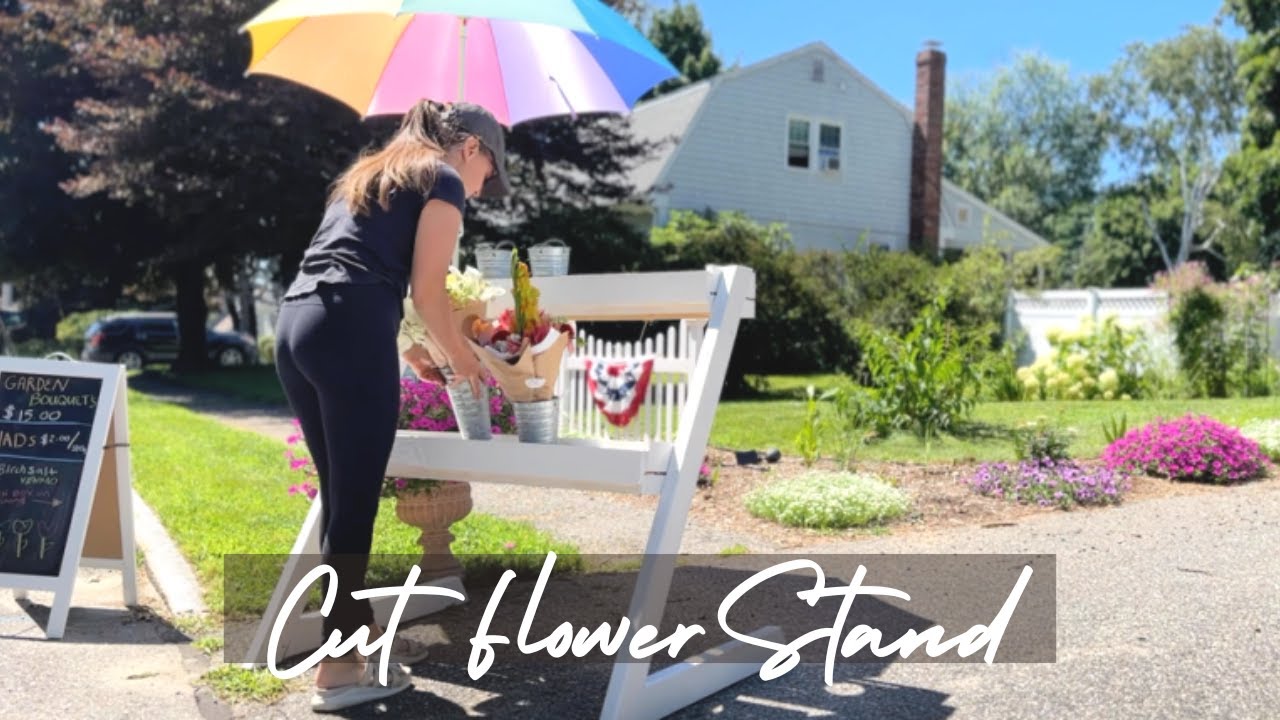 Open the Flower Stand with Me 💐| Cut Flowers | Roadside Stand