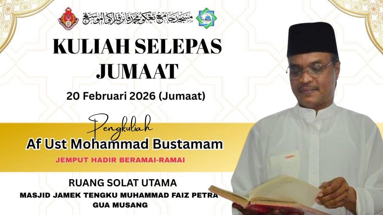 [LIVE] Kuliah Selepas Jumaat