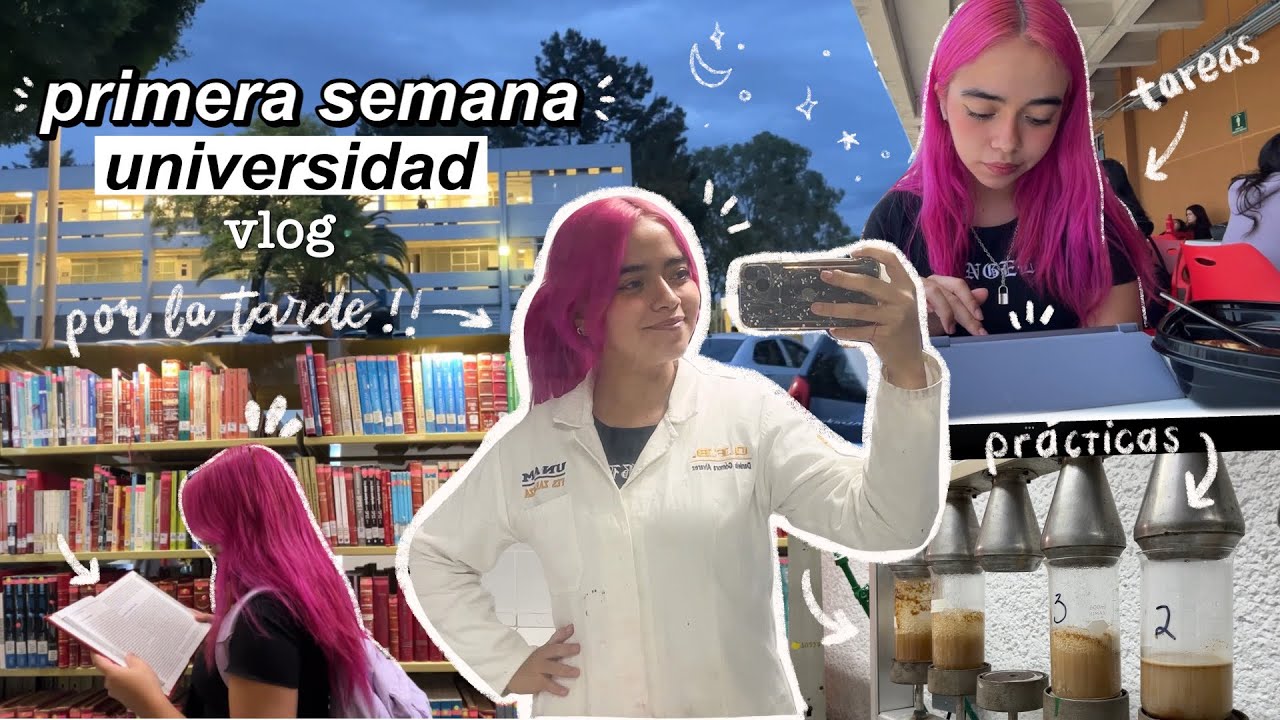 PRIMERA SEMANA DE UNIVERSIDAD estudiando QUÍMICA en la UNAM - DanielaGmr ✨