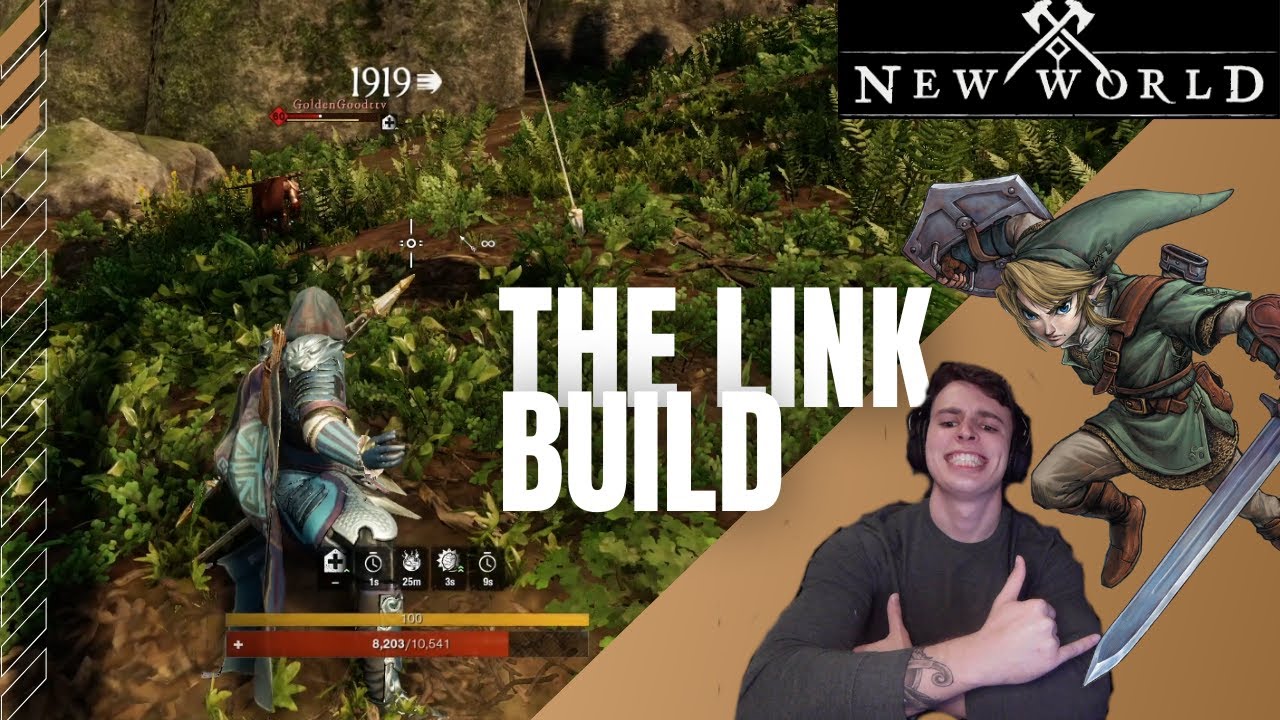 S/S + BOW BUILD! 1V4 GAMEPLAY! NEW WORLD BOW PVP BUILD!