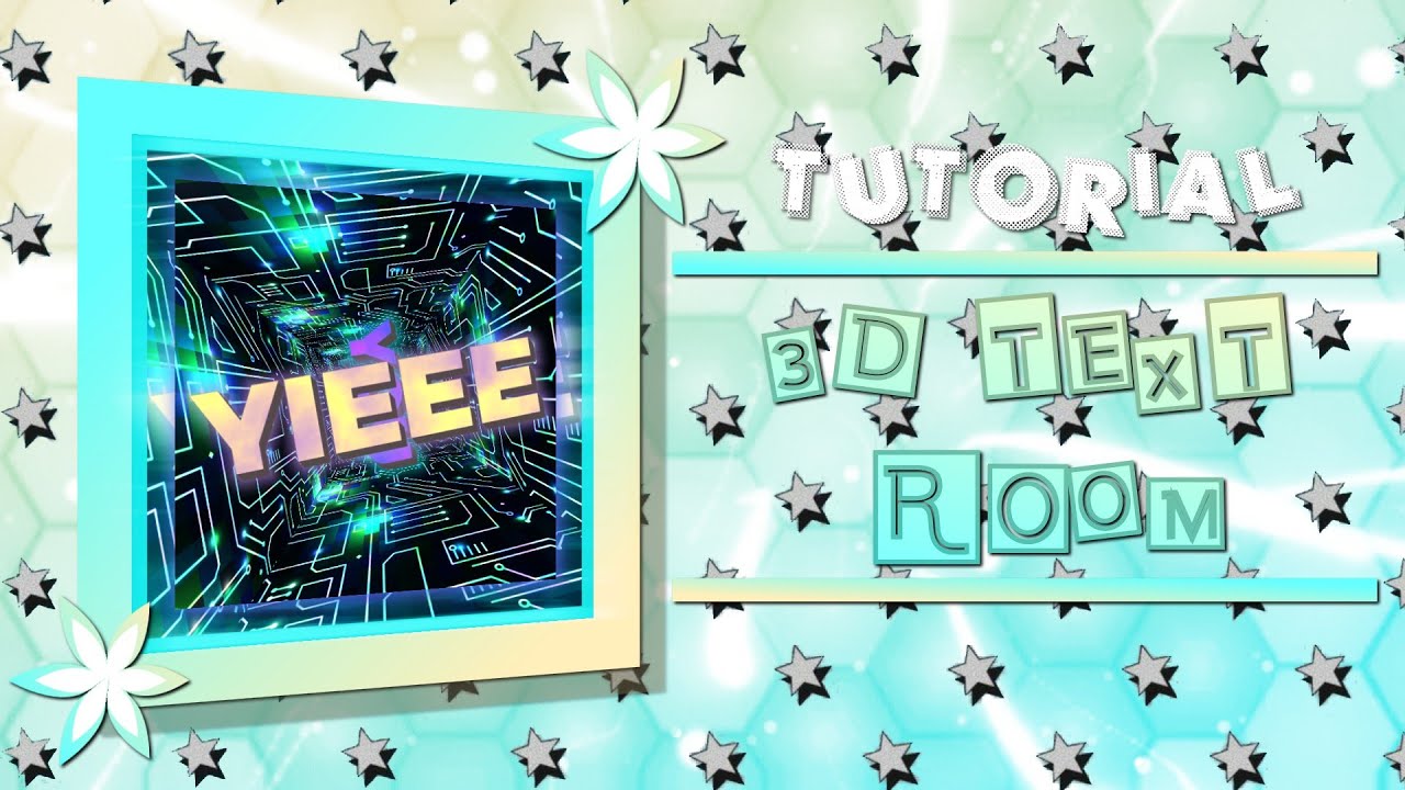 3D TEXT ROOM | ALIGHT MOTION TUTORIAL 💜