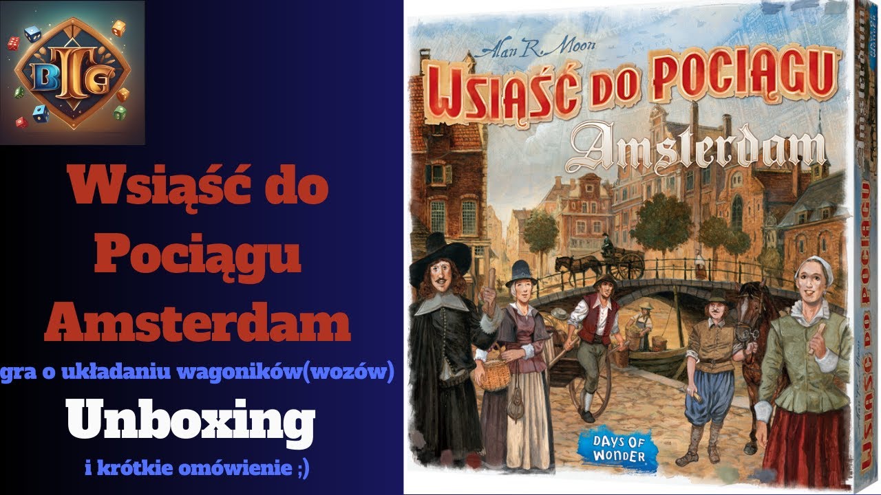 Wsiąść do pociągu Amsterdam | oszukany Unboxing | 2-4 graczy | gra planszowa | wiek 8+ PL