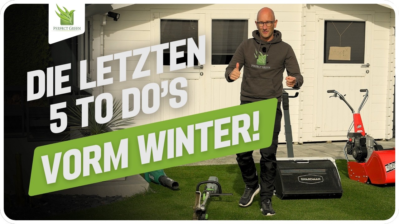 🌱 RASEN-WINTER-CHECK: In 5 Schritten zum perfekten Start in den Winter! 🌱