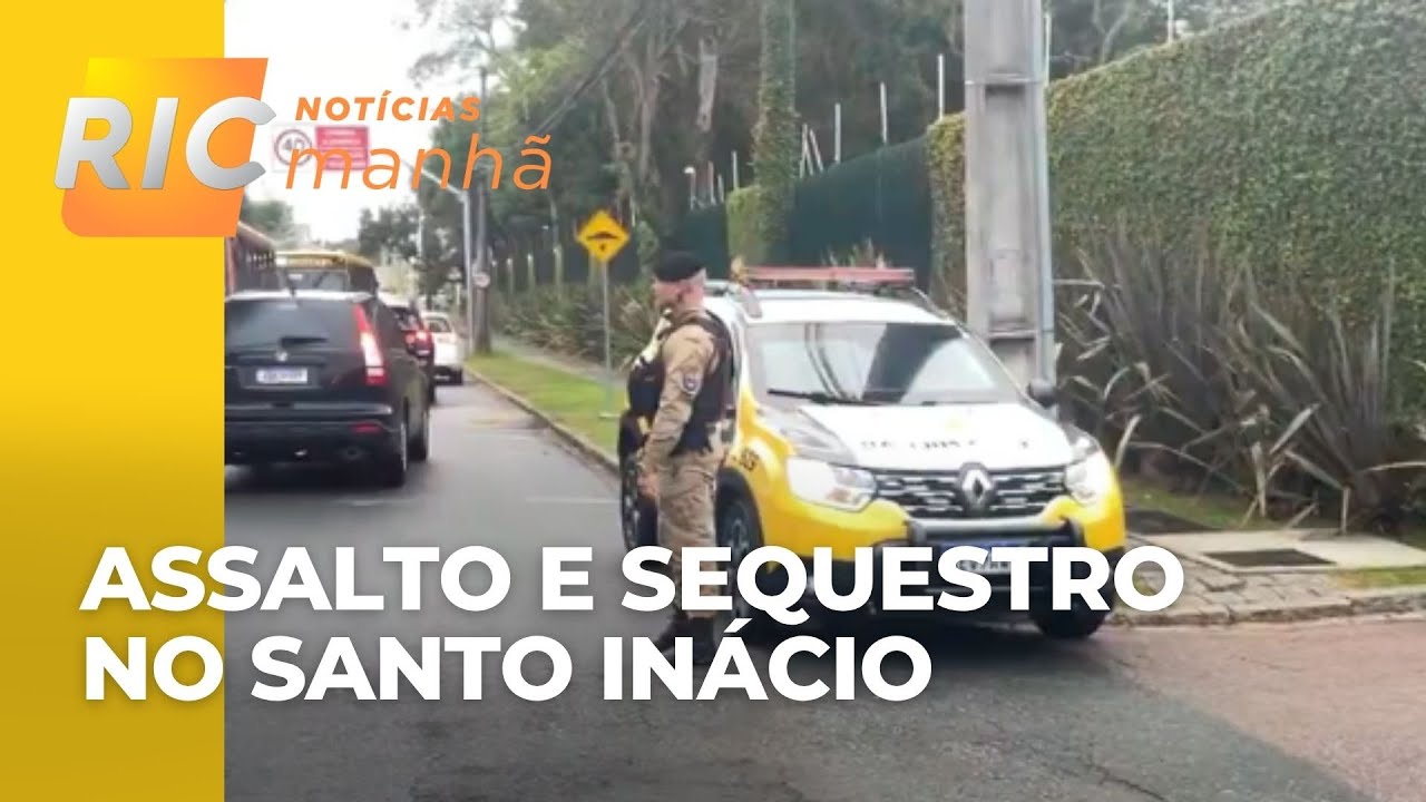 Assalto termina em sequestro em condomínio de luxo no bairro Santo Inácio em Curitiba