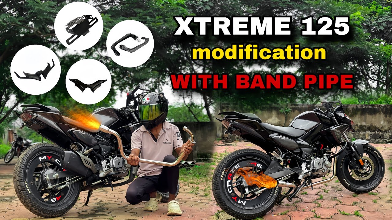 Xtreme 125 r full modification 🥵 all accessories Xtreme modified 🔥