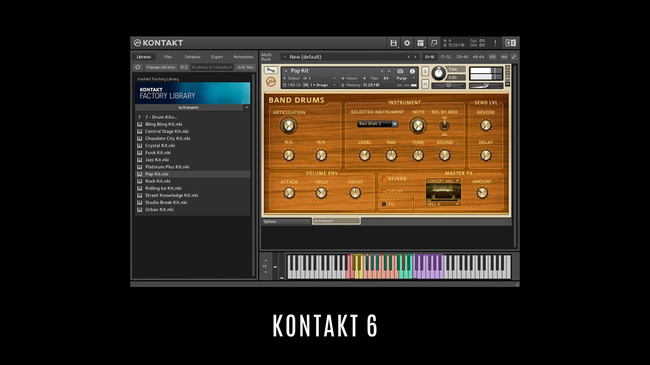 KONTAKT 6 &bull; Native Instruments &bull; 23 Selected Presets &bull; Kontakt Factory Library &bull; VST Sounds Patches