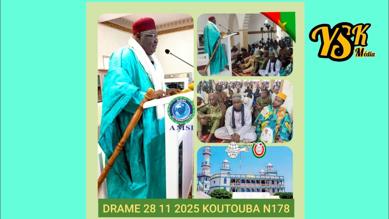 Cheick Mohamed Adam Dramé Sermon du vendredi Bobo-Dioulasso 28 novembre 2025