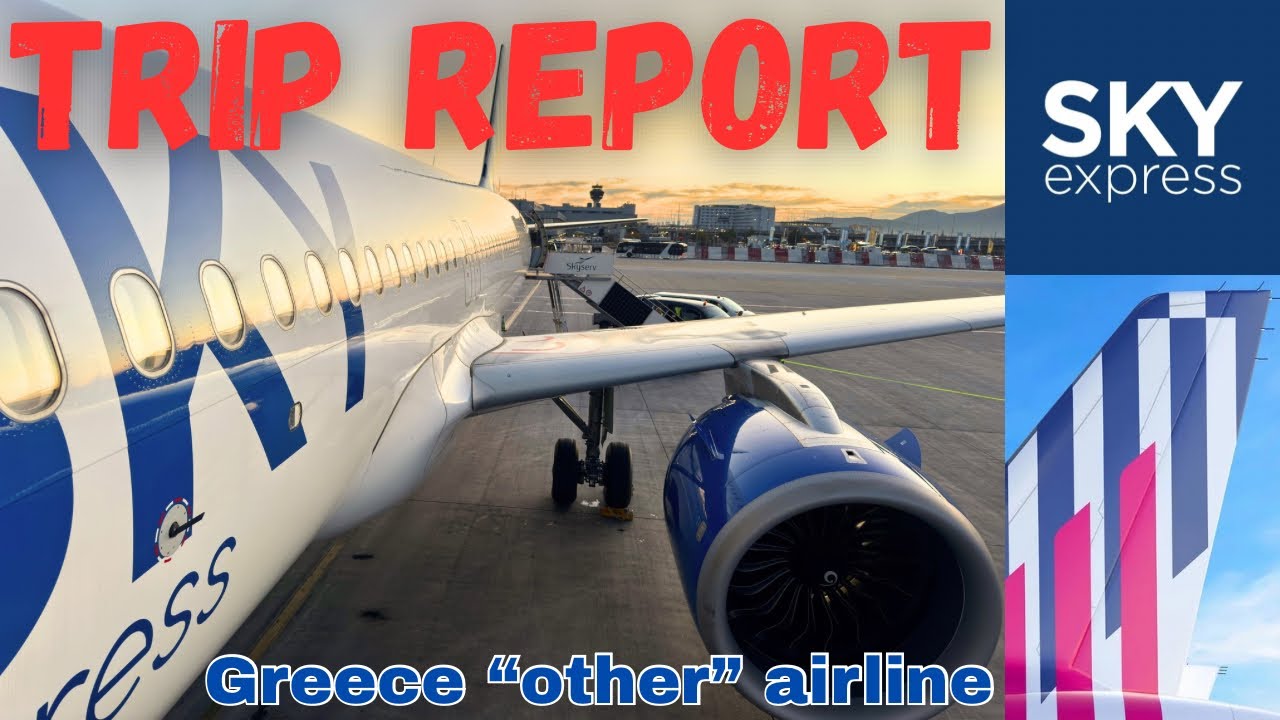 TRIP REPORT | Sky Express A320neo | Greece 