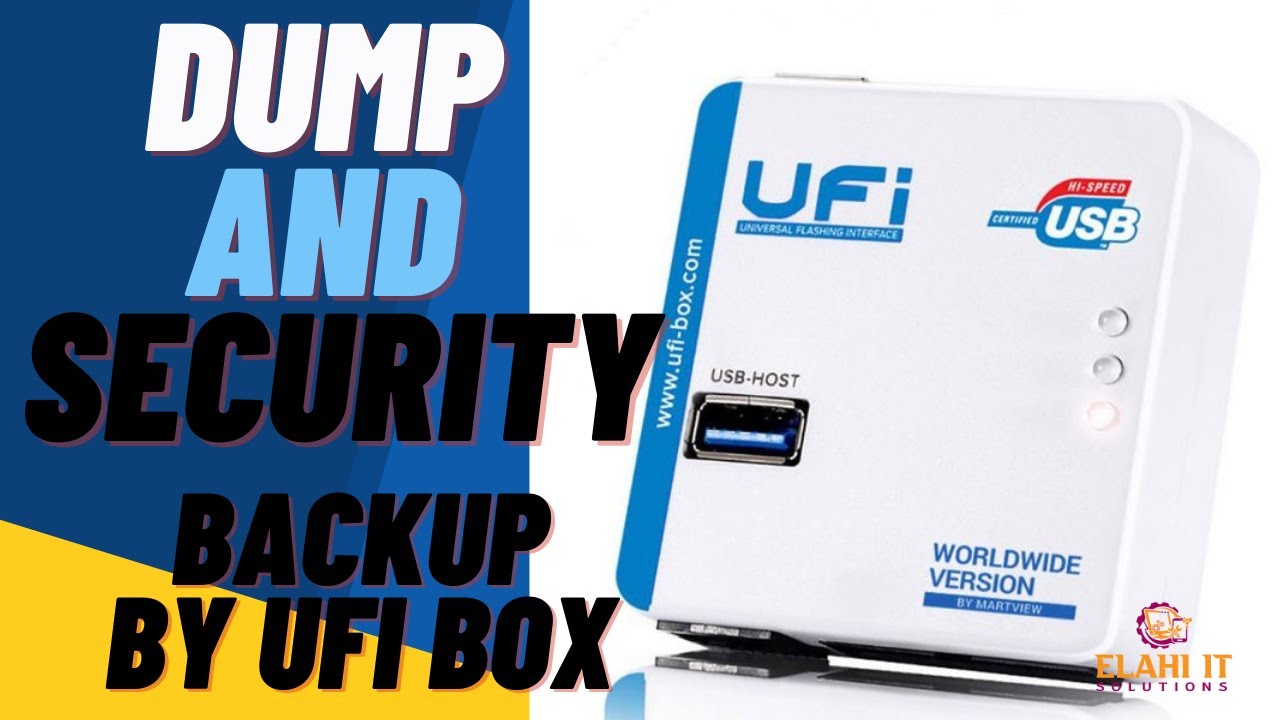 Dump and security data backup by UFI Box | ufi box training