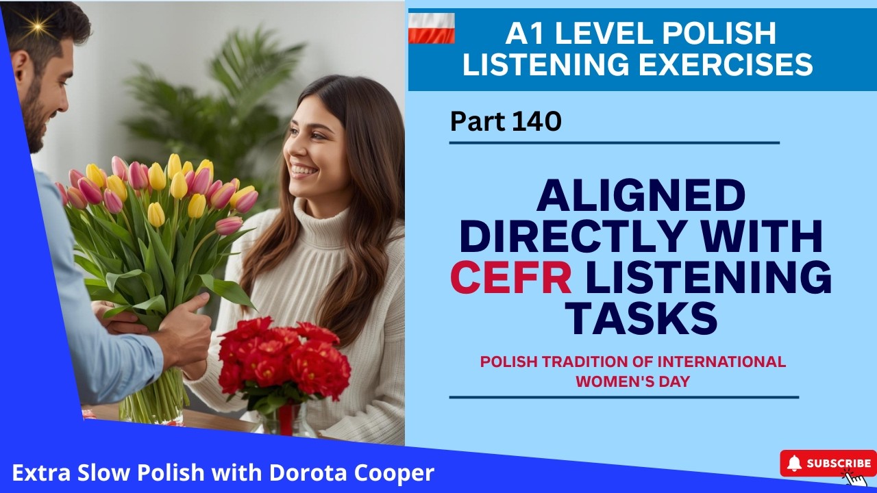 A1-level Polish listening exercises that are aligned directly with the CEFR listening tasks Part 140