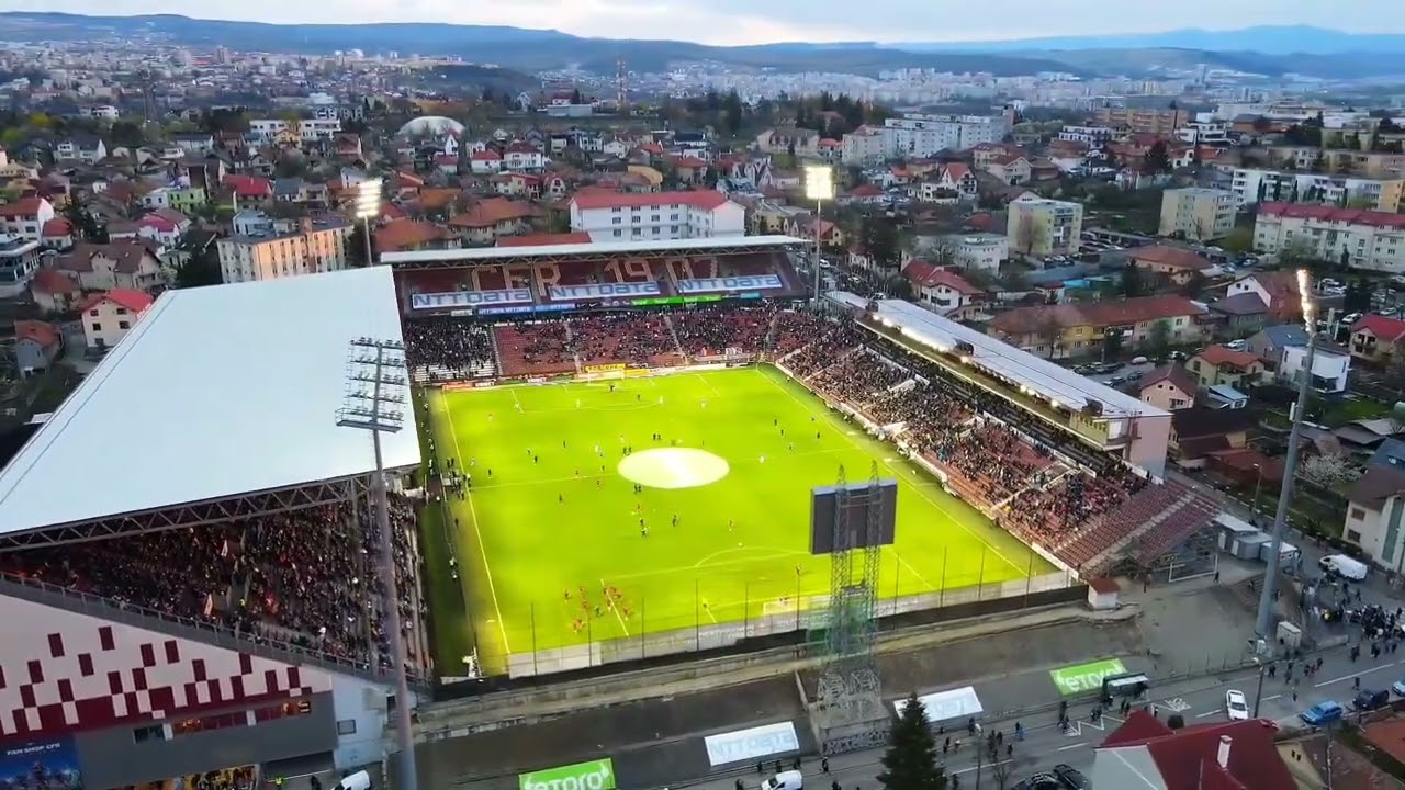 Stadion CFR Cluj , Dronă !