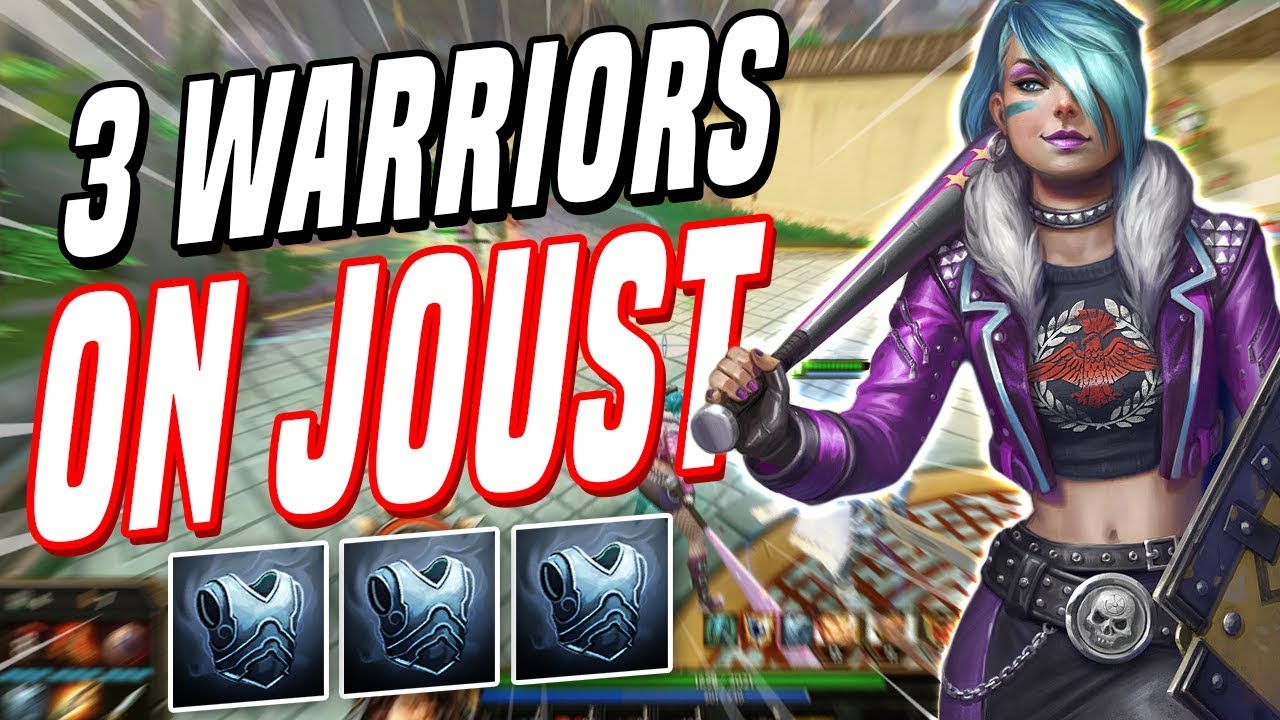 Smite: 3 Warriors with Mystical Mail - Joust 3v3 - THIS IS A CLOSE ONE!
