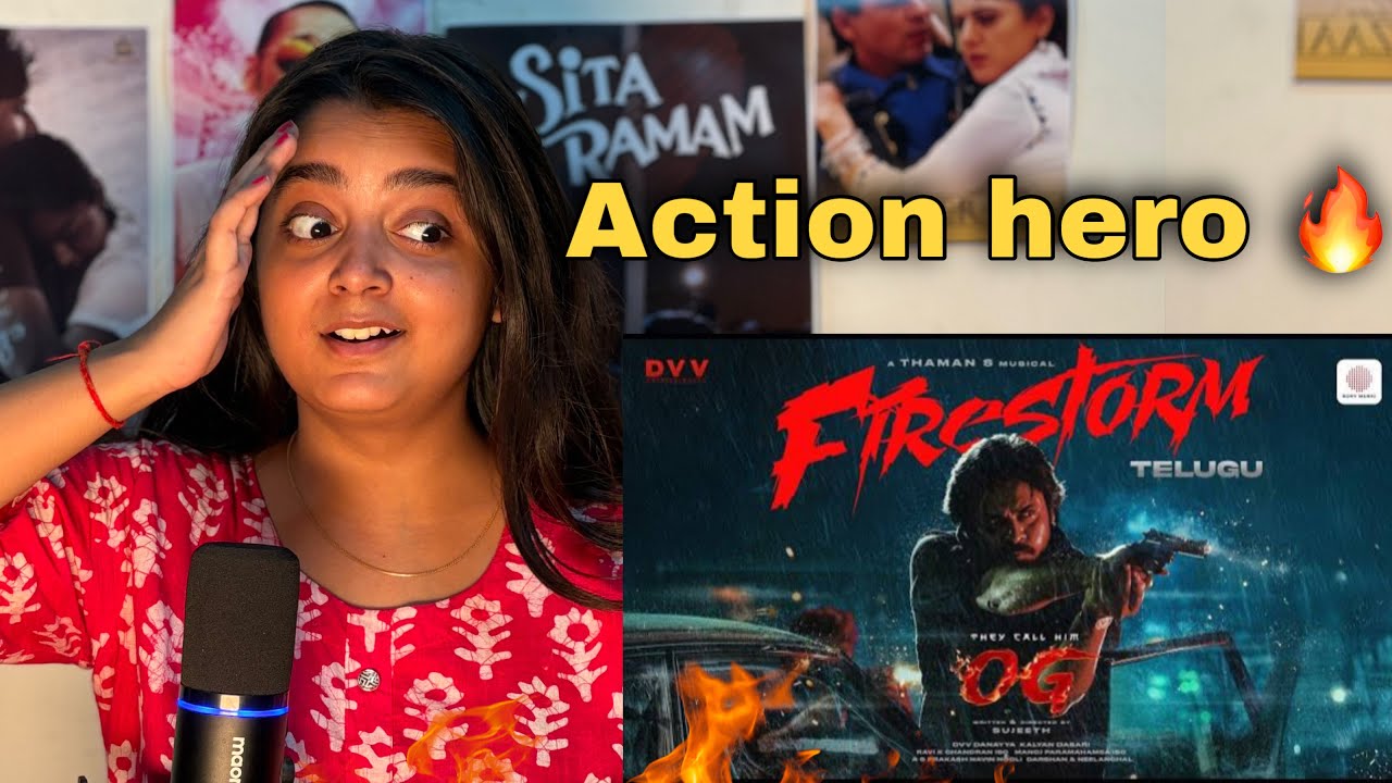 They Call Him OG-Firestorm lyric Video Reaction | Pawan Kalyan | Sujeeth | Thaman S | DVV Danayya